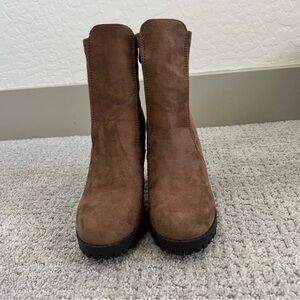 Princess Polly Chocolate Ankle Booties
